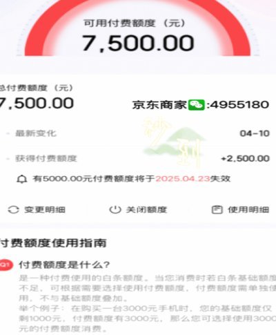如何有效利用白条额度？