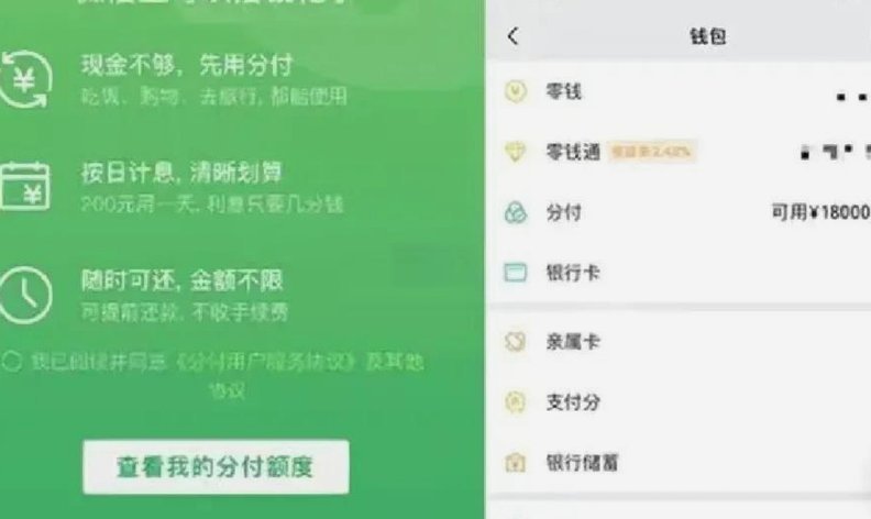 微信分付可以全部套出来吗