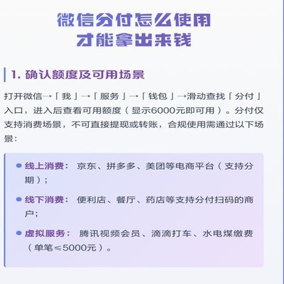 微信分付额度优化实用技巧