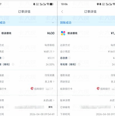 分期乐有额度借不出来了
